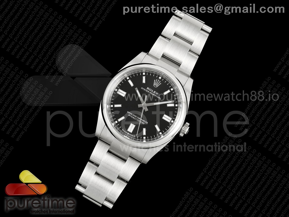 Oyster Perpetual 126000 36mm VF 1:1 Best Edition 904L Steel Black Dial DD3230